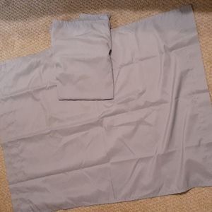 Pair of gray curtains